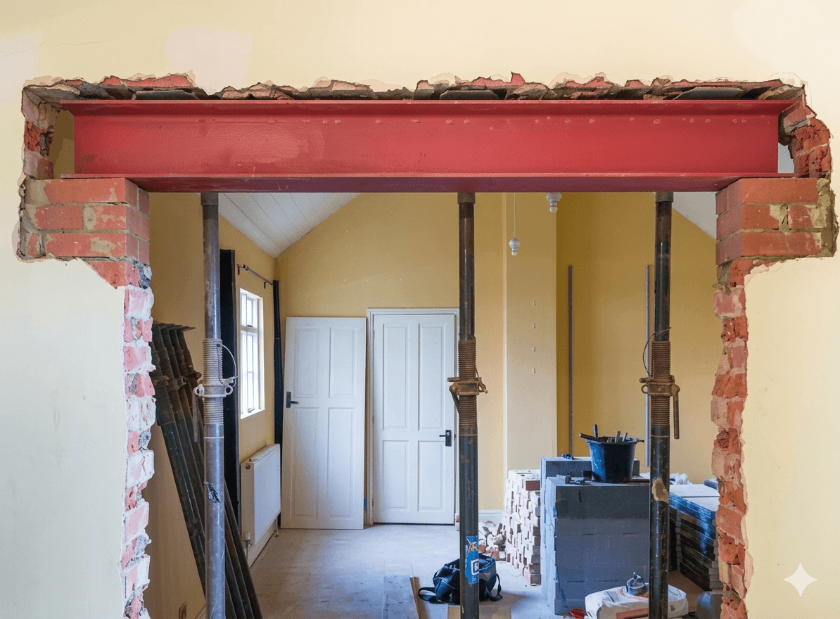 Load Bearing Wall Removal & Open Concept
