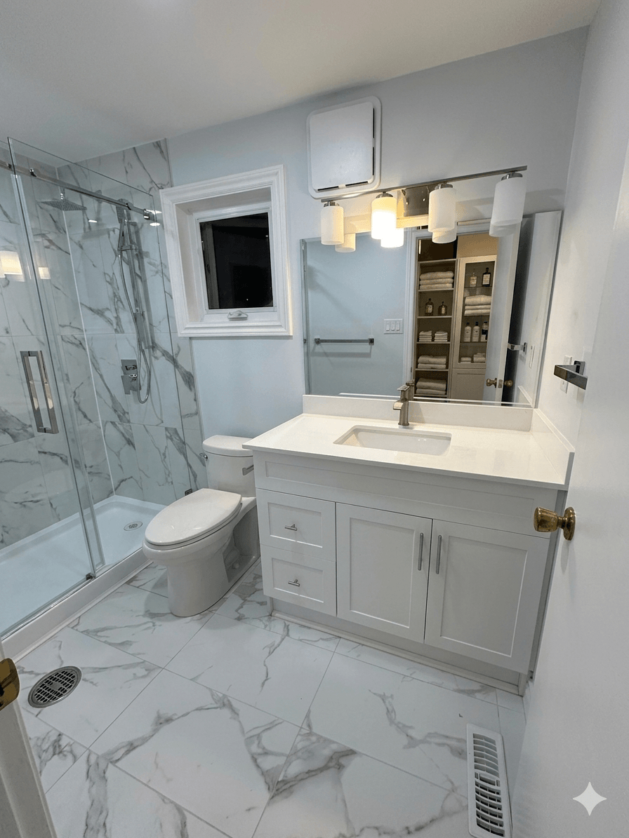 Bathroom work